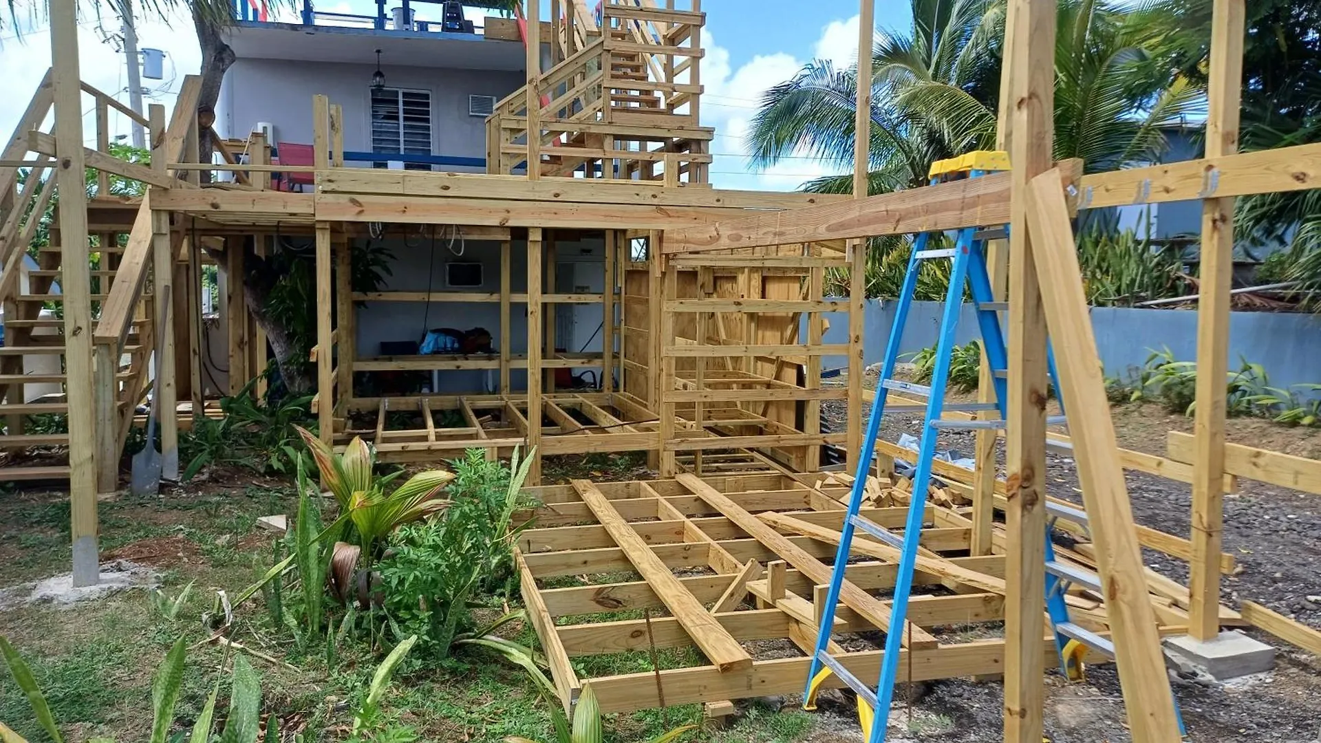Rooster Run Glamping Camping Has Rooftop And Off The Ground Glamping Experience For 1 To 16 In A Single Tent And Views Of The Rain Forrest And To Culebra Across The Atlantic Ocean W Tents, Linens, Deluxe Air Beds, Warm Shower And More At A Great Pric Vieques