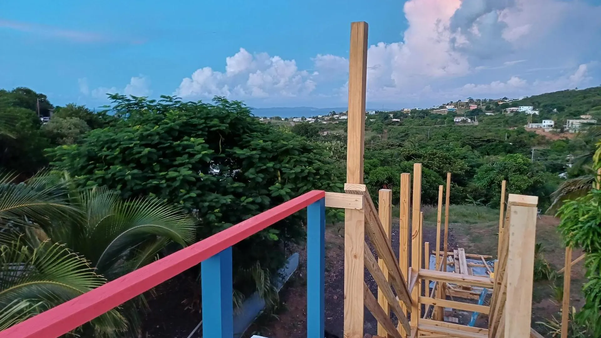 Luxury tent Rooster Run Glamping Camping Has Rooftop And Off The Ground Glamping Experience For 1 To 16 In A Single Tent And Views Of The Rain Forrest And To Culebra Across The Atlantic Ocean W Tents, Linens, Deluxe Air Beds, Warm Shower And More At A Great Pric Vieques
