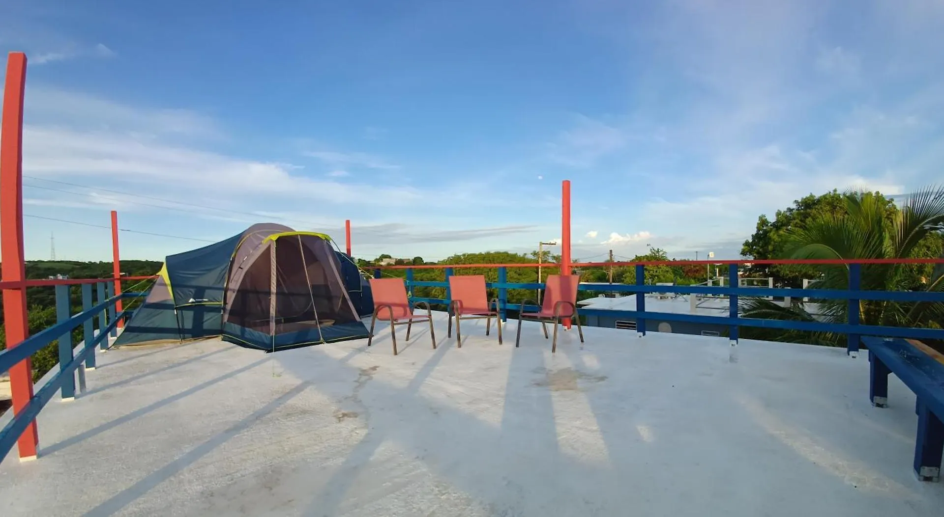 Rooster Run Glamping Camping Has Rooftop And Off The Ground Glamping Experience For 1 To 16 In A Single Tent And Views Of The Rain Forrest And To Culebra Across The Atlantic Ocean W Tents, Linens, Deluxe Air Beds, Warm Shower And More At A Great Pric Vieques
